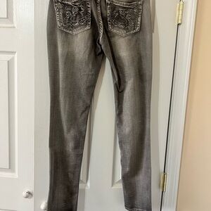 Women's Silver Gray Jeans